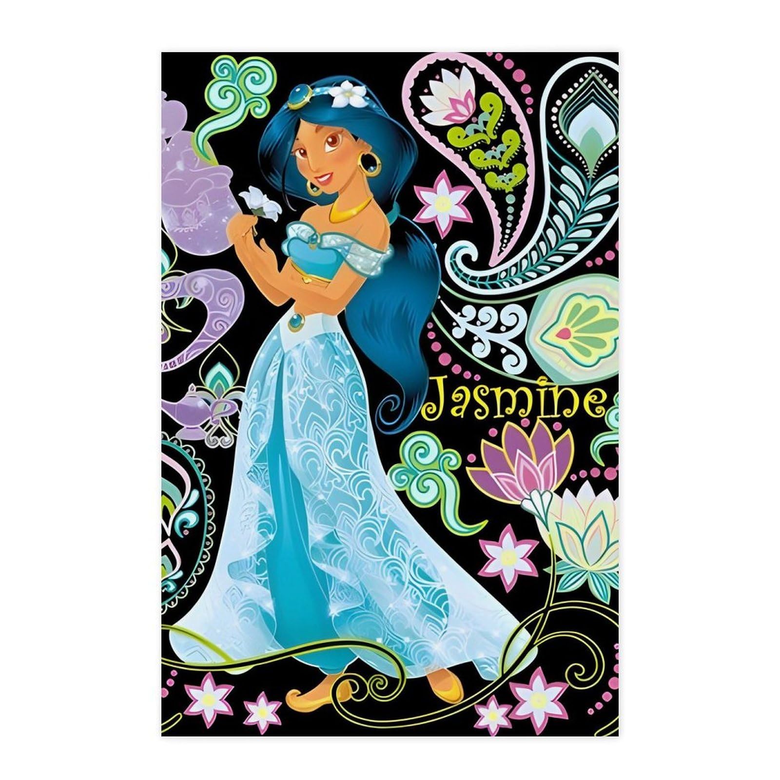 Amazon.co.jp: アラジン ジャスミン ポスター 絵画 インテリア 壁紙用